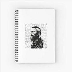Ragnar Lothbrok Style Viking Warrior Norse Mythology Legend Sketch Notebook