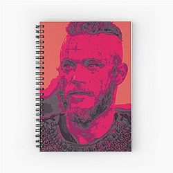 Bloody Ragnar Lothbrok Spiral Notebook