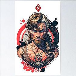 Viking Ragnar Lothbrok Poster