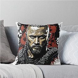 Ragnar Lothbrok Throw Pillow