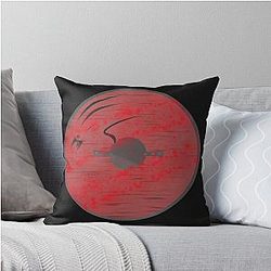Bloody shield of Ragnar Lothbrok Throw Pillow