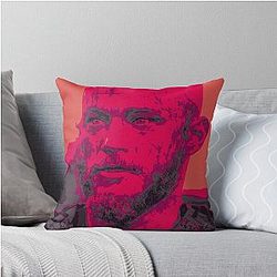 Bloody Ragnar Lothbrok Throw Pillow