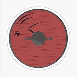 Shield of Ragnar Lothbrok sticker