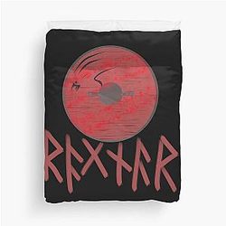Bloody Shield of Ragnar Lothbrok Duvet Cover