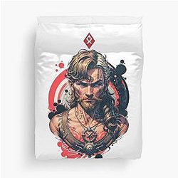 Viking Ragnar Lothbrok Duvet Cover