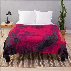 Bloody Ragnar Lothbrok Throw Blanket