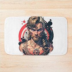 Viking Ragnar Lothbrok Bath Mat