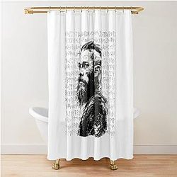 Ragnar Lothbrok Viking Warrior - Norse Mythology Legend Shower Curtain