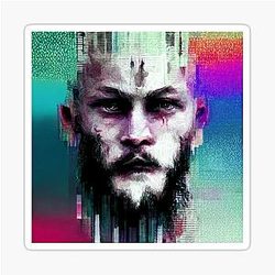 Ragnar Lothbrok Viking Sticker