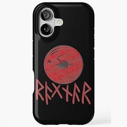 Bloody shield of Ragnar Lothbrok iPhone case