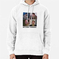 Funny The Office - Dwight Schrute - Rainn Wilson Me Every Morning Hoodie