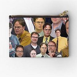 Rainn Wilson Photo Collage Zipper Pouch