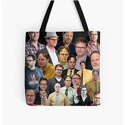 Rainn Wilson Photo Collage Tote Bag