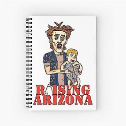 Alluring Anonymous Brand Humor Raising Arizona Spiral Notebook