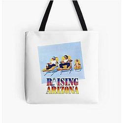 Raising Arizona classic 80s film Nicholas Cage Tote Bag