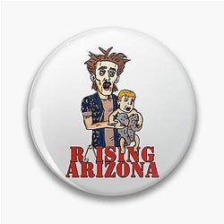 Alluring Private Brand Movies Raising Arizona Graphic Pin