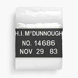 Raising Arizona Letter Board Duvet Cover