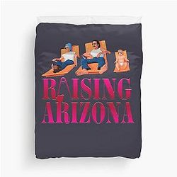 Raising Arizona Coen Brothers Eighties Movie Cinema Gift Tee Graphic Trending Unisex Youth Duvet Cover