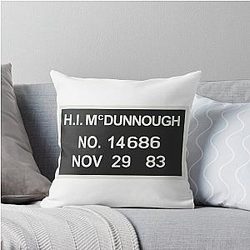 Raising Arizona Letter Board Throw Pillow
