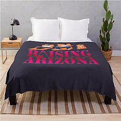Raising Arizona: A Coen Brothers Eighties Movie Gift Graphic Throw Blanket