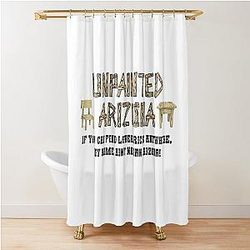 Unpainted Arizona Raising Arizona Quote Shower Curtain