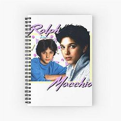 80s Ralph Macchio Spiral Notebook