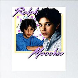 For 80s Ralph Macchio Unisex Short Sleeve Poster