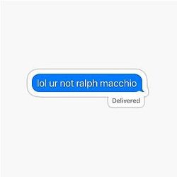 Sticker for Ralph Macchio