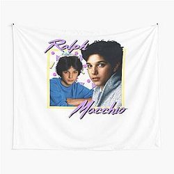 For Mens 80S Ralph Macchio Quiz Question Short Sleeve Unisex Tapestry
