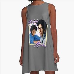 80s Ralph Macchio A Line Dress