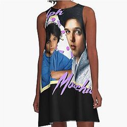 80s Ralph Macchio Essential A-Line Dress
