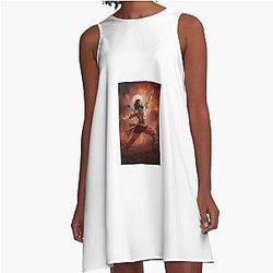 Global Star Ram Charan A-Line Dress