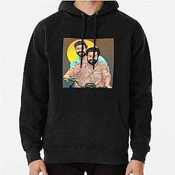 RRR Ram Charan and Jr NTR Friendship (1) Pullover Hoodie