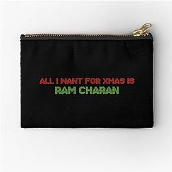 All I Want for Christmas is a Ram Charan Zipper Pouch