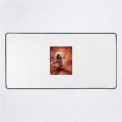 RRR Ram Charan Telugu Design Desk Mat