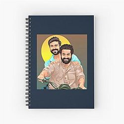 RRR Ram Charan And JR NTR Friendship (1) Spiral Notebook