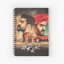 Rama Rao R.R.R Movie Spiral Notebook