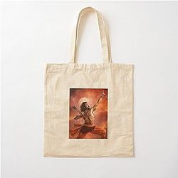 RRR Ram Charan Telugu Design Cotton Tote Bag