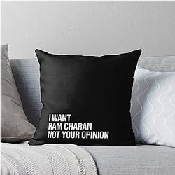 I Want Ram Charan Throw Pillow