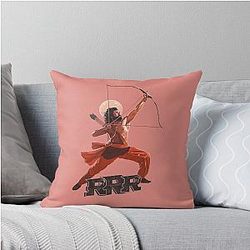 RRR - Ram Charan Throw Pillow