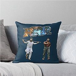 Rrr Ram Charan and Jr. Ntr Friendship Throw Pillow
