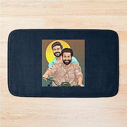 Rrr Ram Charan and Jr.Ntr Friendship (1) Bath Mat