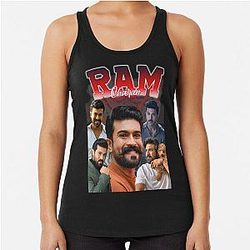 Ram Charan Retro Racerback Tank Top