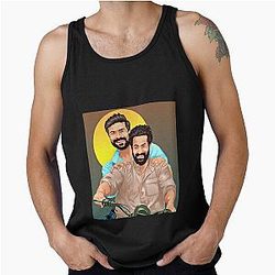 RRR Ram Charan and Jr.NTR friendship  Tank Top