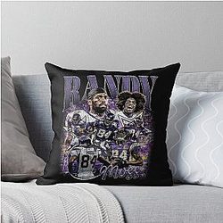 Randy Moss Celebration Throw Pillow