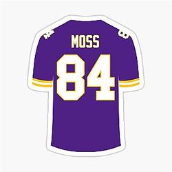 Randy Moss Minnesota Vikings Sticker