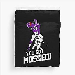Randy Moss Over Charles Woodson You Got Mossed Duvet Cover