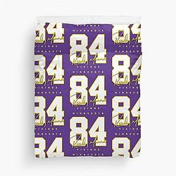 Vikings Randy Moss 84 Signature Design Duvet Cover