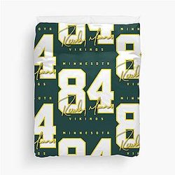 Vikings Randy Moss 84 Duvet Cover