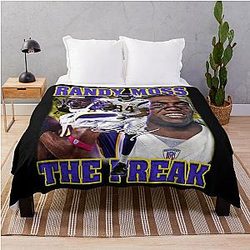 Randy Moss Straight Homie Throw Blanket